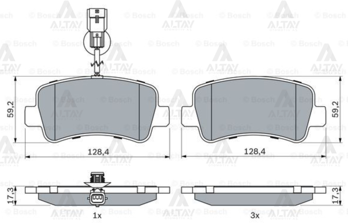 Renault Master Arka Fren Balata Iıı OEM 440600264R